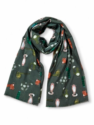COLLEZIONE ALESSANDRO Scarf 'Minka' in Green: front