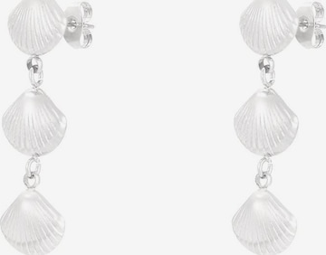 Cala Rose Earrings 'ALANI' in Silver: front