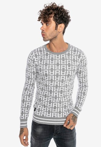 Redbridge Sweater 'Lancaster' in Grey: front