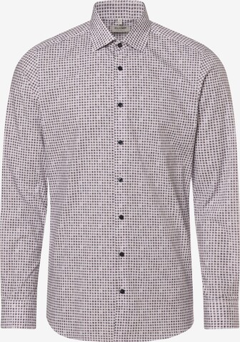 OLYMP Slim fit Button Up Shirt in Pink: front