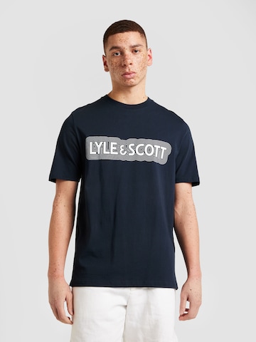 Lyle & Scott Shirt in Blauw: voorkant