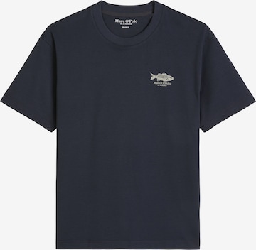 T-Shirt Marc O'Polo en bleu : devant
