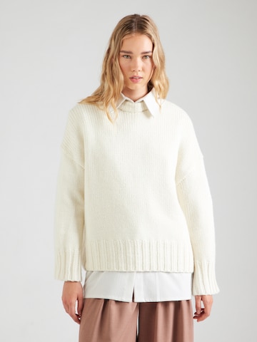 HUGO - Jersey 'Siolino' en blanco: frente