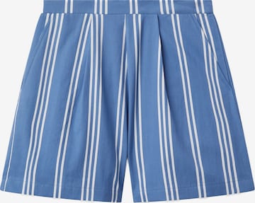 Regular Pantaloni de la Compania Fantastica pe albastru: față