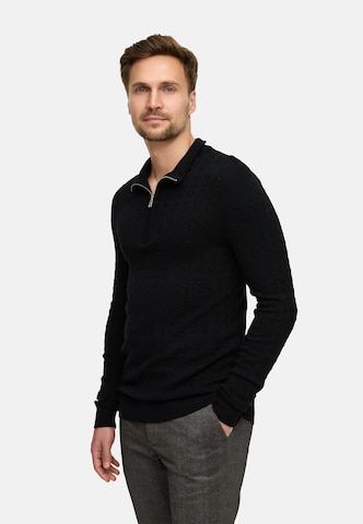 JEFF Trui 'Camden' in Zwart
