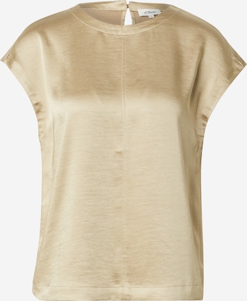 Chemisier s.Oliver en marron : devant