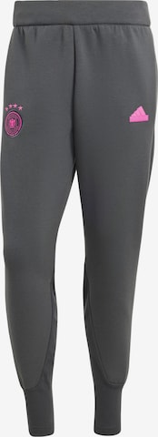 Effilé Pantalon de sport ADIDAS PERFORMANCE en gris : devant