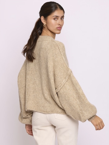 Lilavie Strickpullover ' L' in Beige