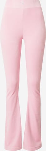 évasé Pantalon 'FREYA' Juicy Couture en rose : devant
