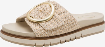 Tamaris Mule in Beige: front