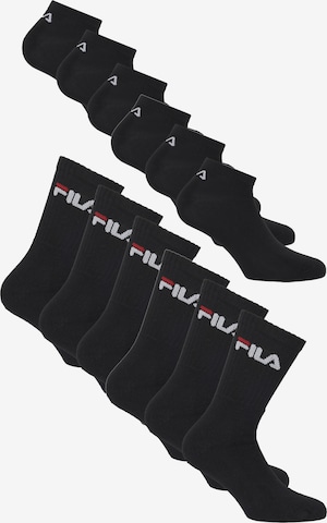 FILA Socken in Schwarz: Vorderseite