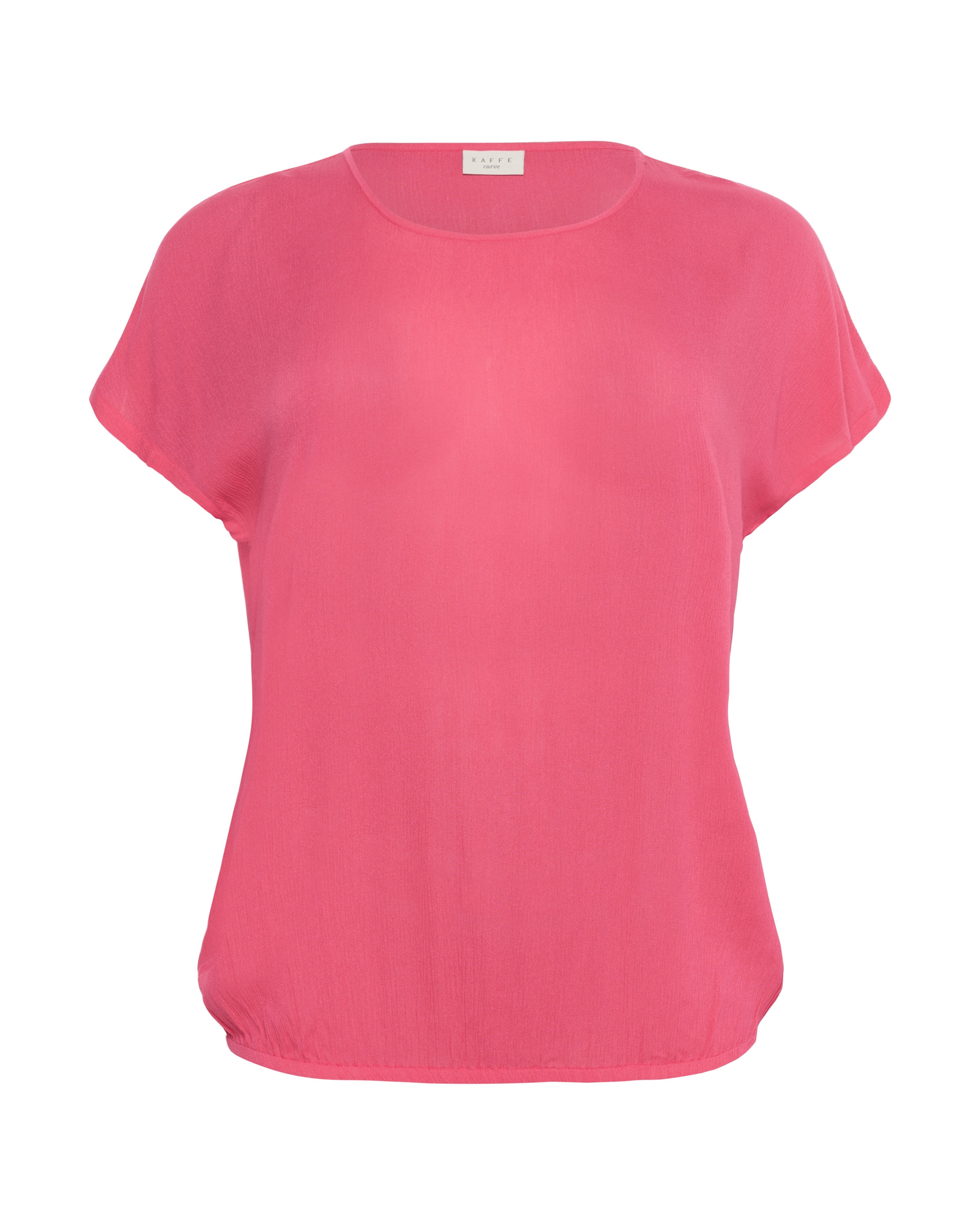 KAFFE CURVE Blouse in Pink: front