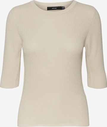 VERO MODA Sweater 'New Lexsun' in Beige: front