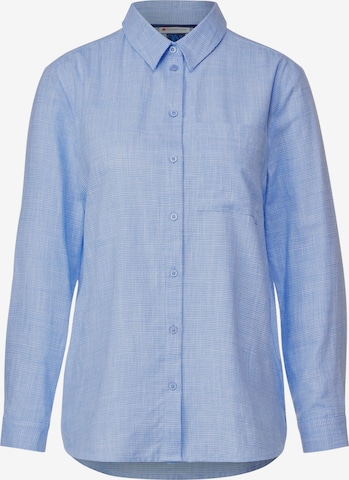 STREET ONE Blouse 'Chambray' in Blue: front