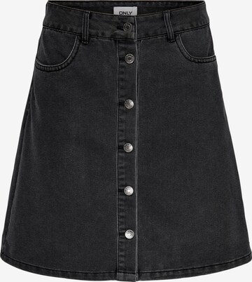 Only Petite Skirt 'FARRAH' in Black: front