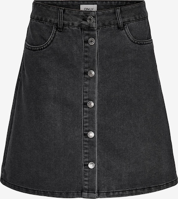 Only Petite Skirt 'FARRAH' in Black: front