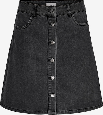 Only Petite Jupe 'FARRAH' en noir denim, Vue avec produit