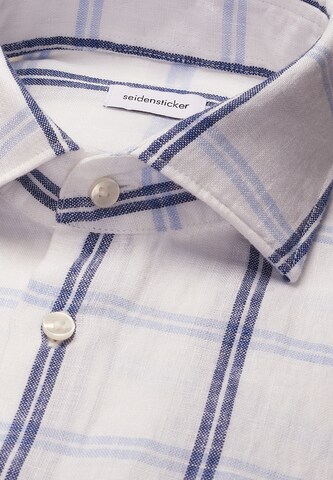 SEIDENSTICKER Regular Fit Businesshemd in Blau