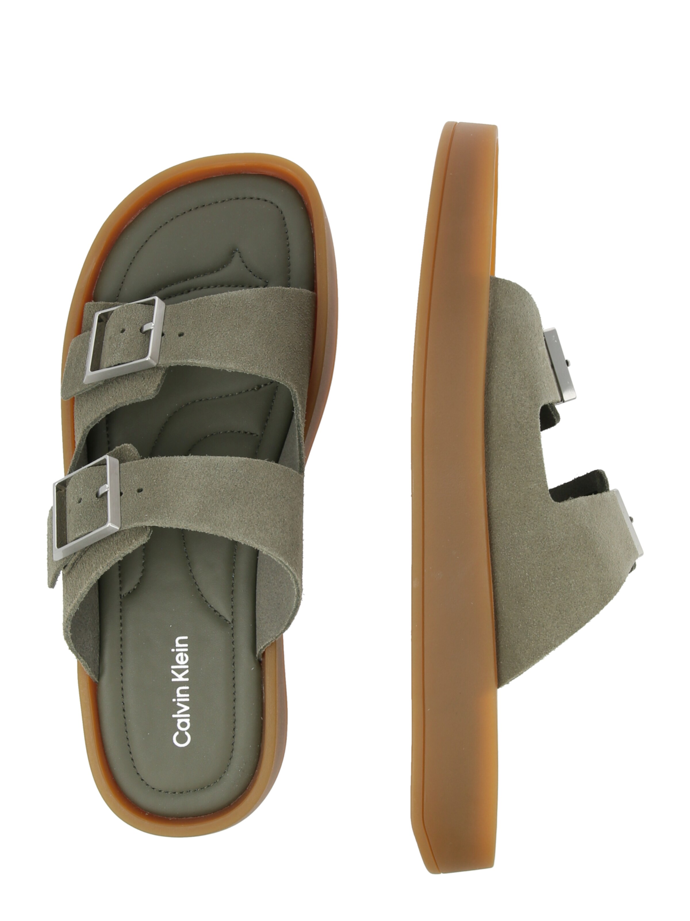 Calvin Klein - Zapatos abiertos en verde