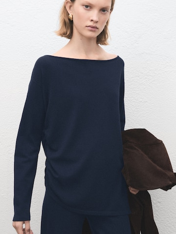 MANGO Pulóver 'CENTOLLO' - kék: elől