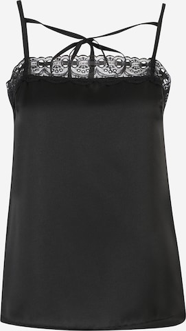 Top 'Cami' de la Dorothy Perkins pe negru: față