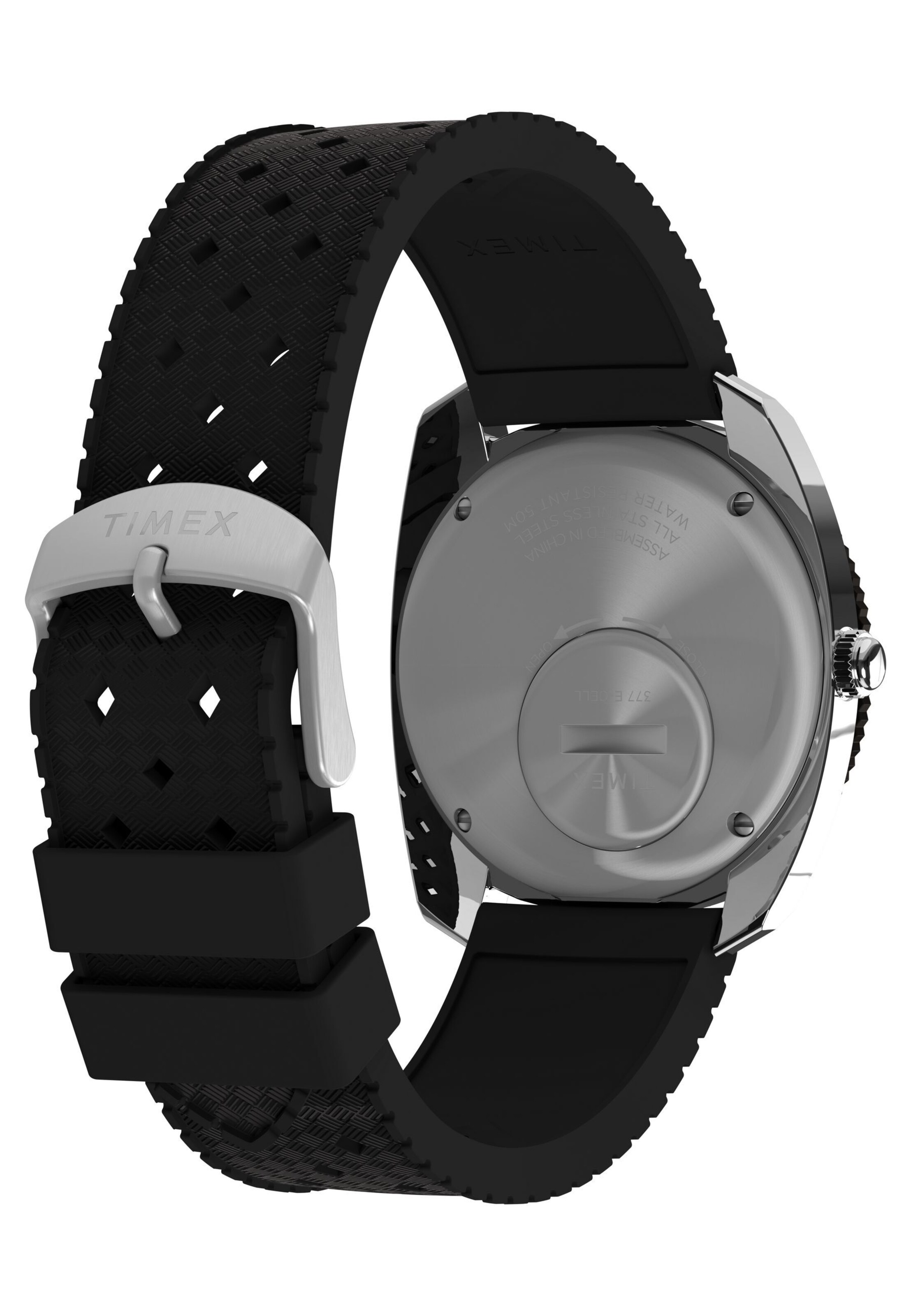 Orologio analogico 'Q Timex Reissue 1971 Velocity' di TIMEX in nero