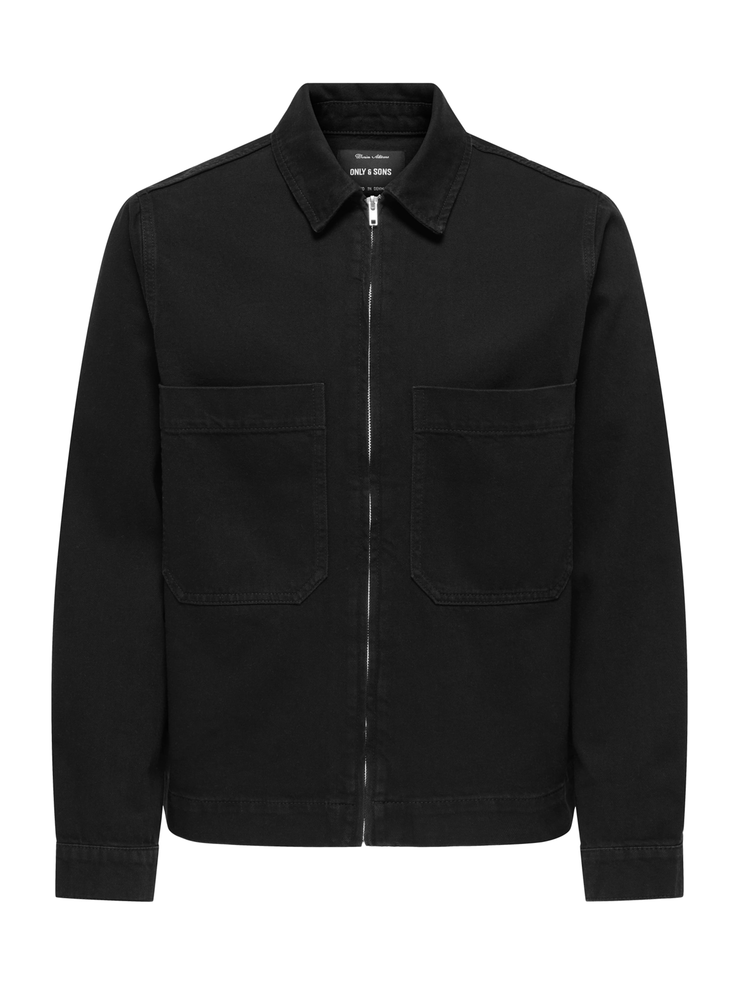 Giacca di mezza stagione 'ONSCassel' di Only & Sons in nero: frontale