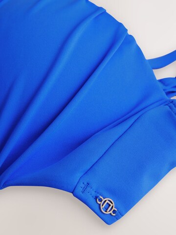 Next - Bandeau Top de bikini en azul