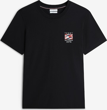 TOMMY HILFIGER Футболка в Черный: спереди