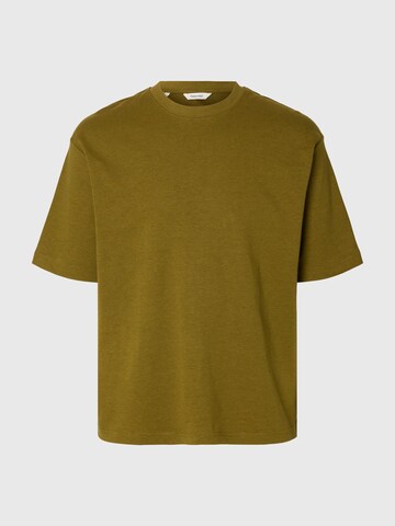SELECTED T-Shirt in Grün: Vorderseite