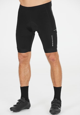 ENDURANCE Regular Workout Pants 'Brilliant' in Black: front