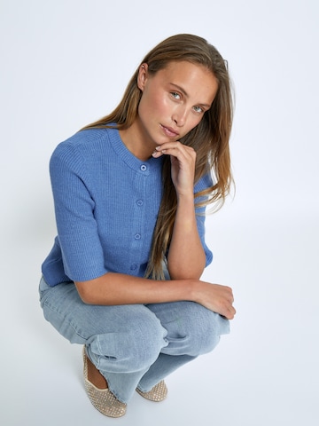 DESIRES Strickjacke 'Delta' in Blau