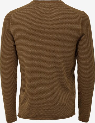 Only & Sons - Pullover 'Niguel' em castanho