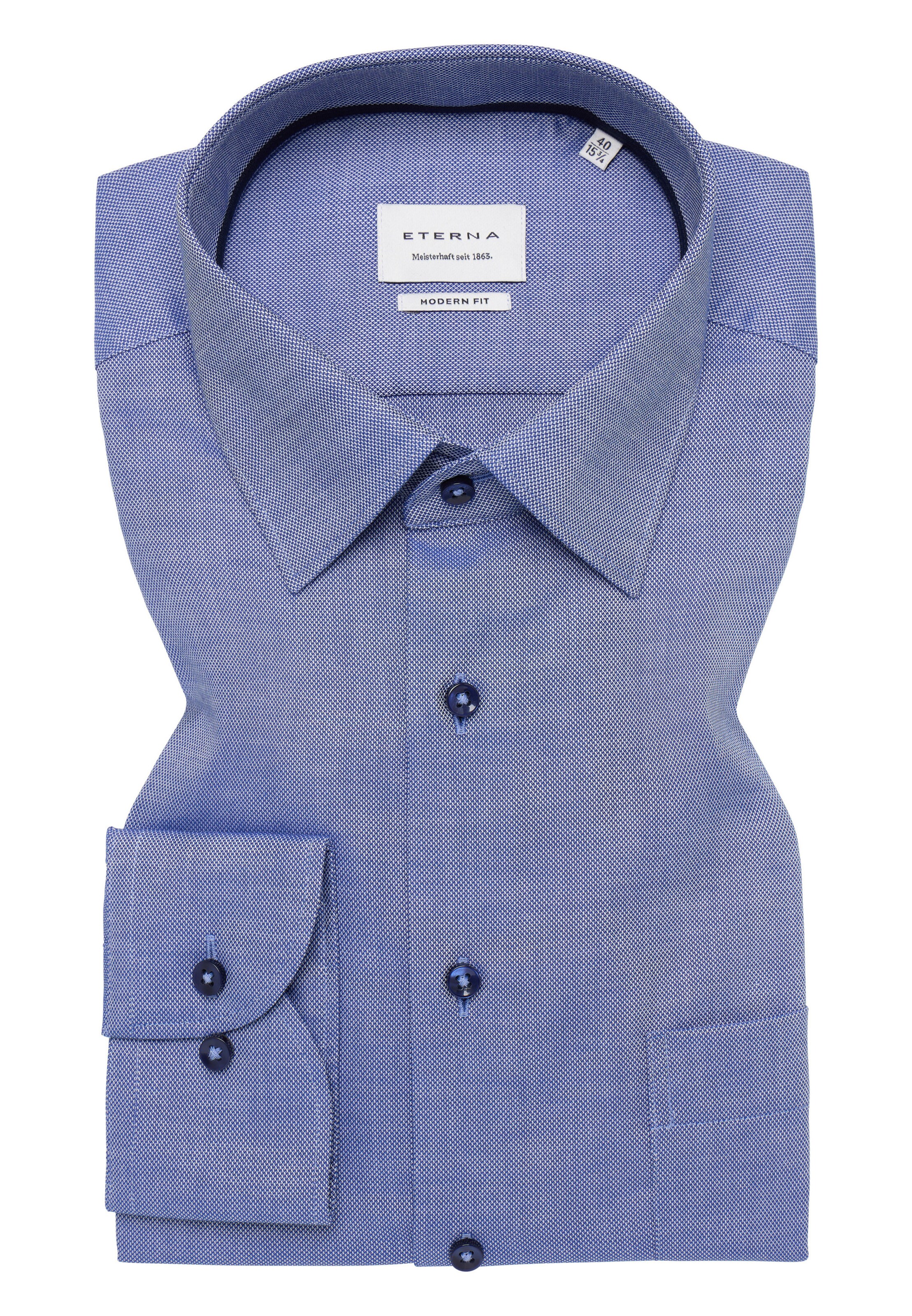 ETERNA Regular fit Business Shirt in Blue