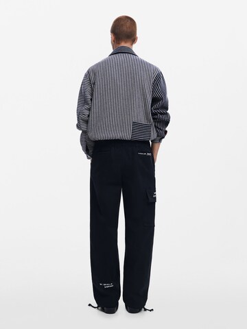 Desigual Wide leg Cargobyxa i svart