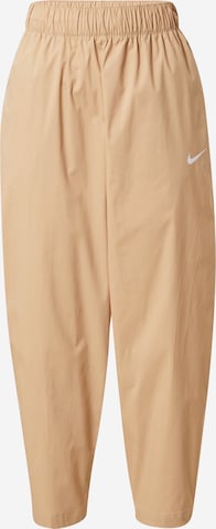 Nike Sportswear Loose fit Pants in Beige: front