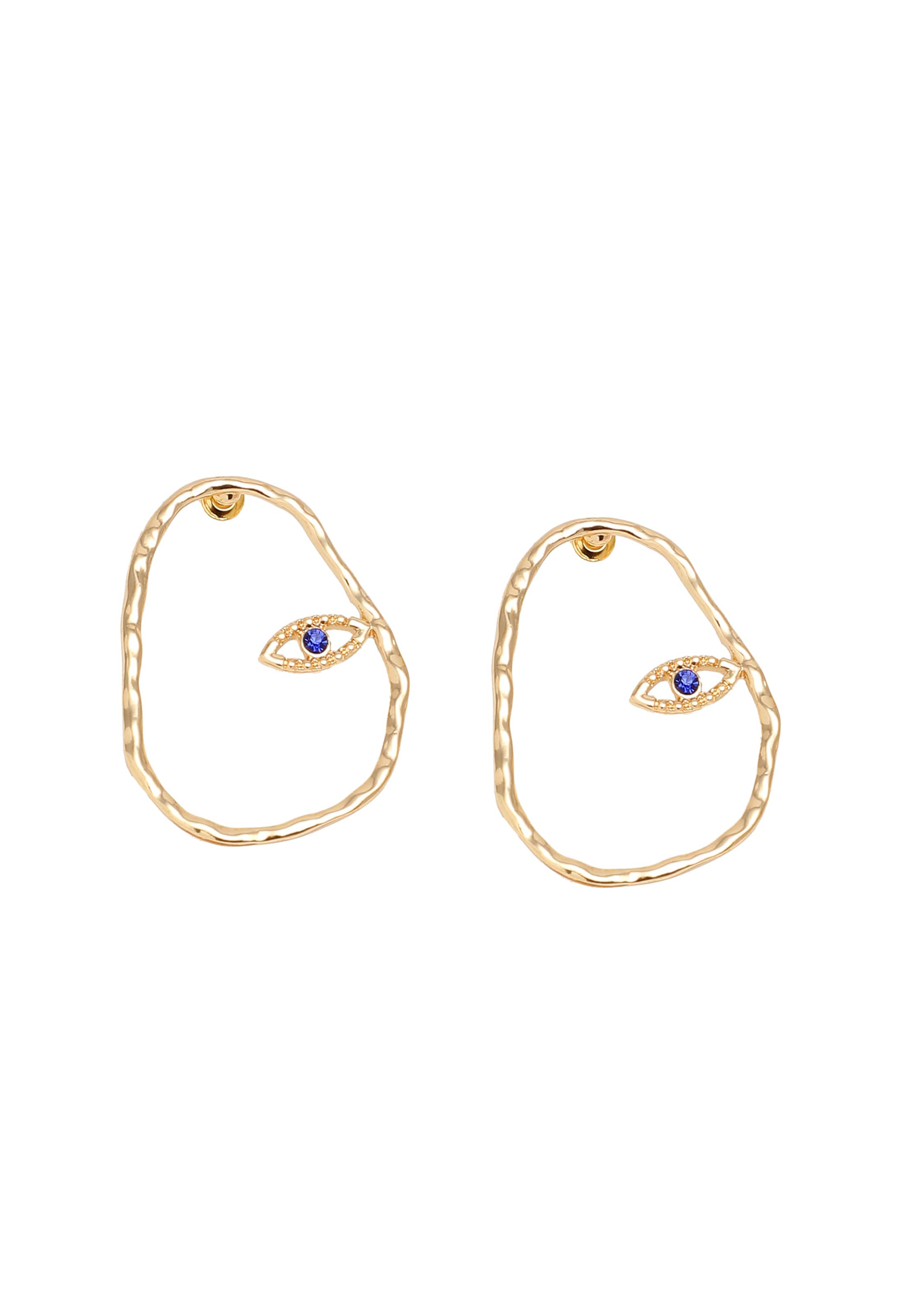 SOHI Обеци 'Cherette' в злато: отпред