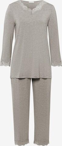 Hanro Pyjama ' Natural Elegance ' in Grau: predná strana