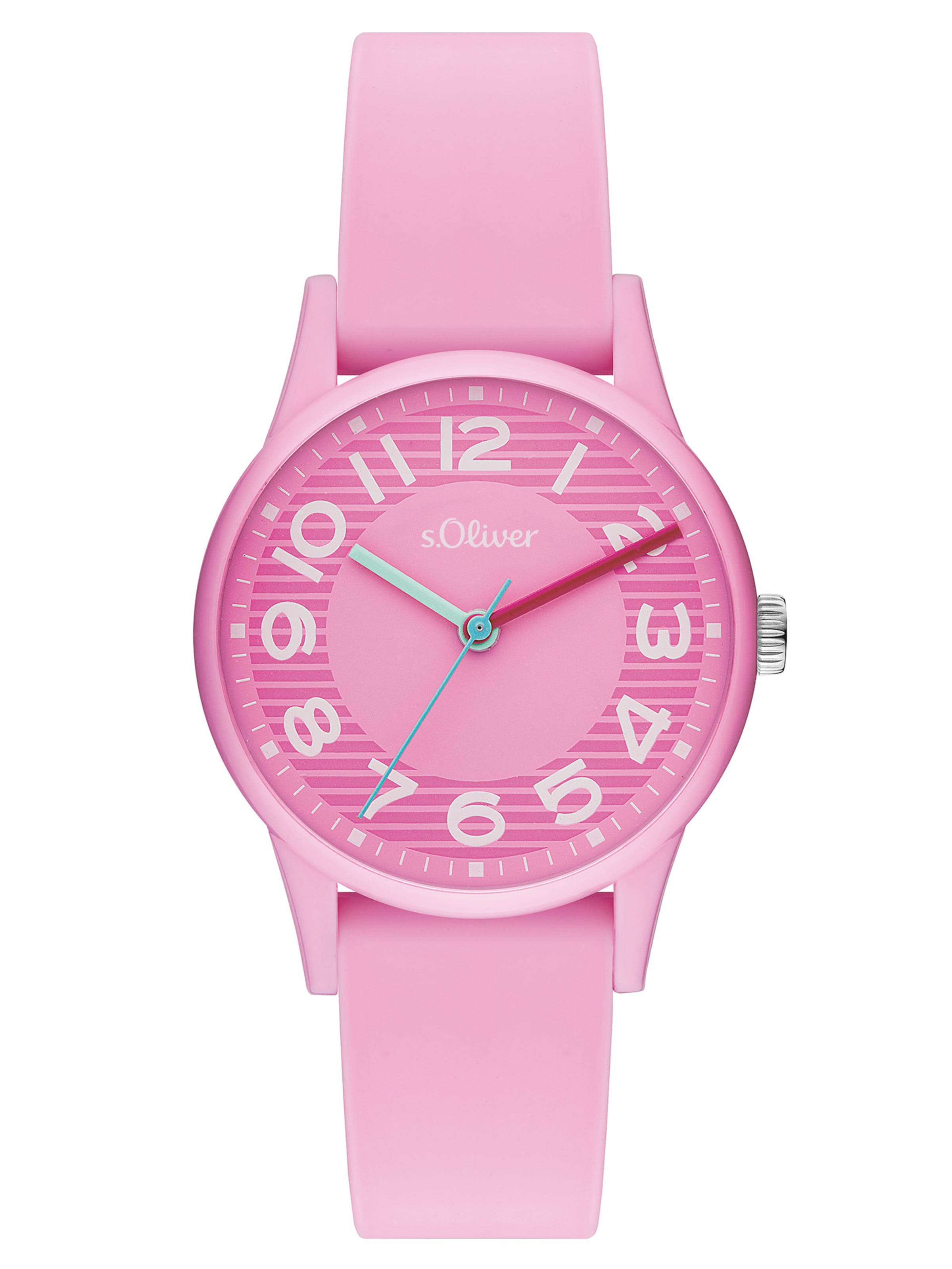 s.Oliver Analoguhr in Pink: Vorderseite