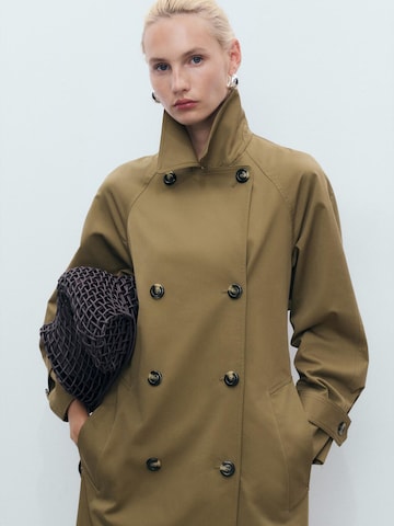MANGO Between-seasons coat 'ANGELA' in Green