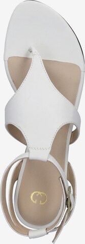 GERRY WEBER T-Bar Sandals 'Gadera' in White