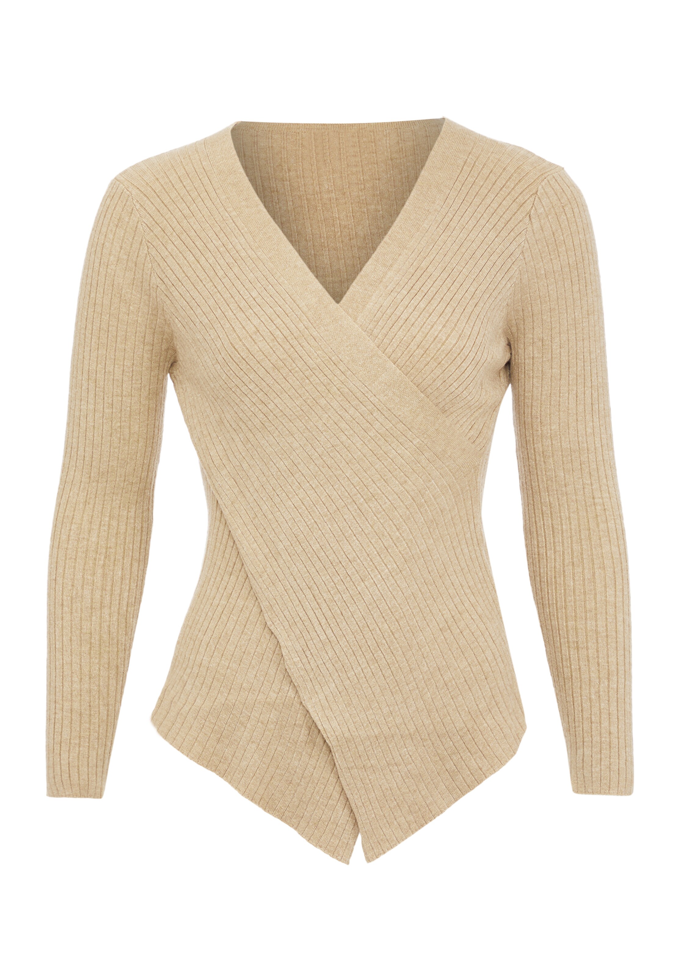 EUCALY Sweater in Beige: front