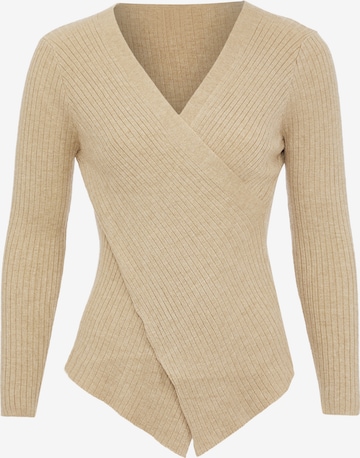 EUCALY Sweater in Beige: front