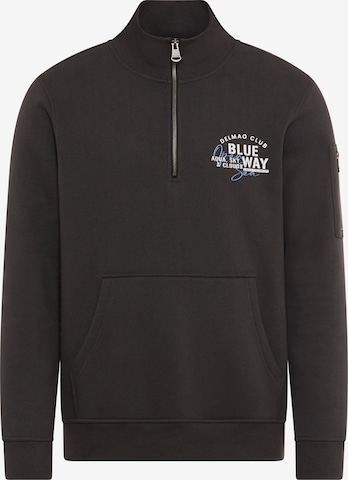 DELMAO Sweatshirt in Grau: Vorderseite