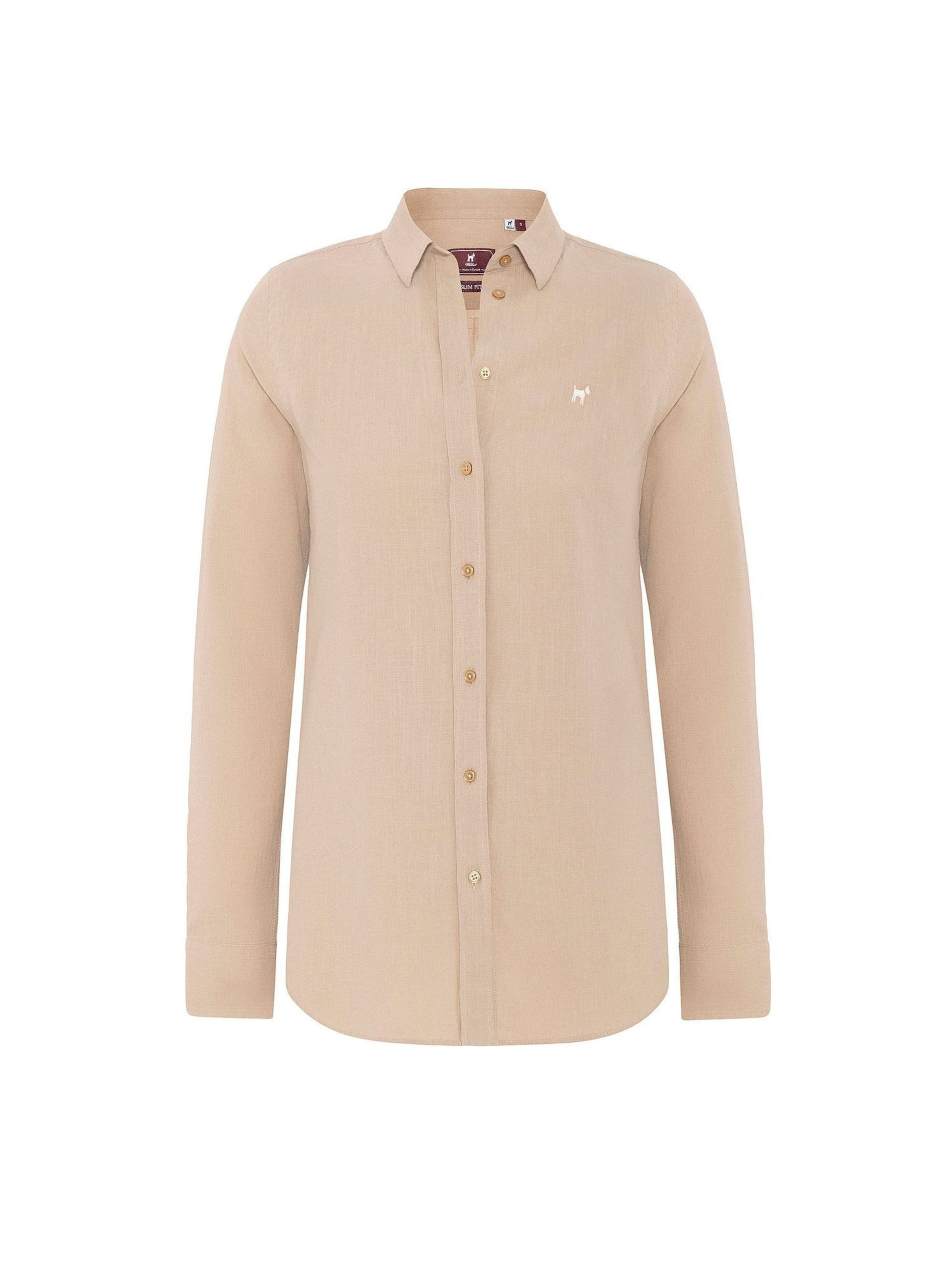 Williot Bluse in Beige: Vorderseite