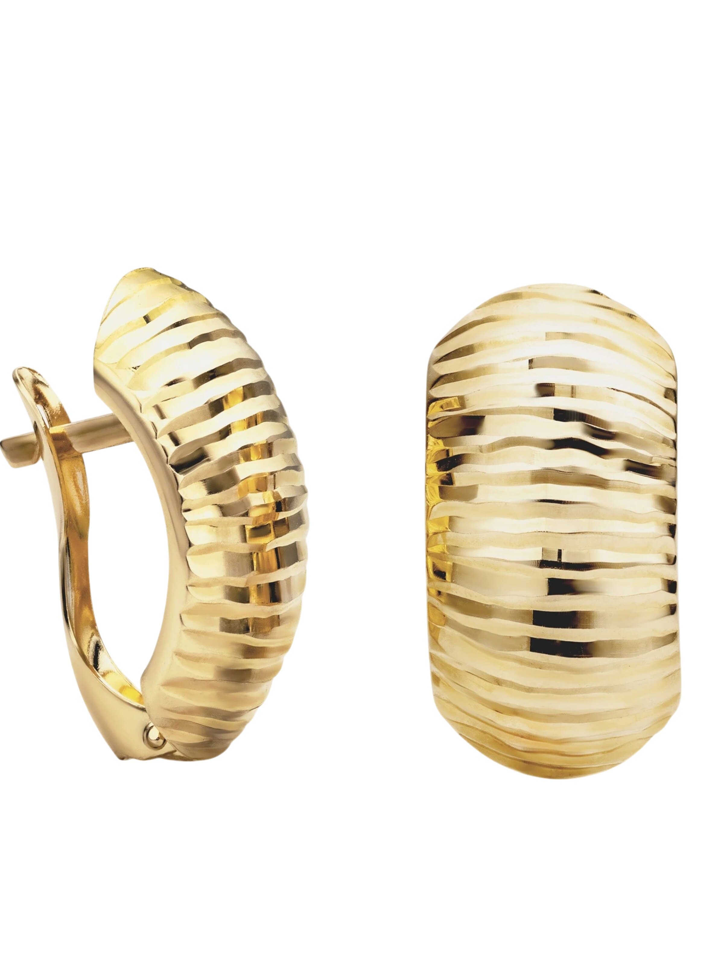 Orecchini 'Ohrringe aus 585 Gelbgold' di DIAMANT LETERNEL in oro: frontale