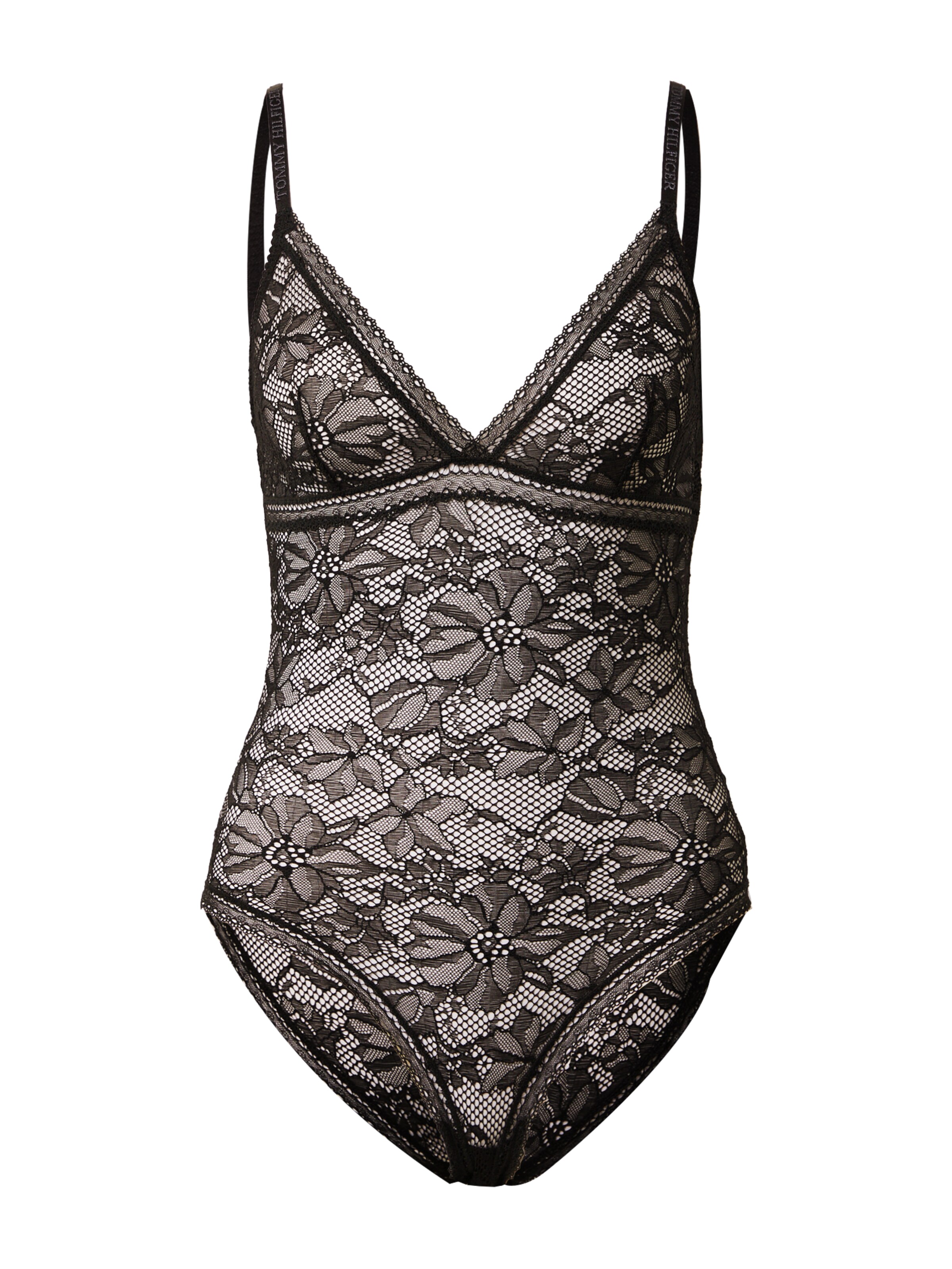 Tommy Hilfiger Underwear Bodysuit in Black: front