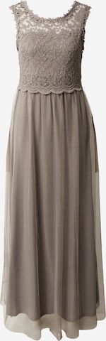 VILA - Vestido de noche 'Lynnea' en beige: frente