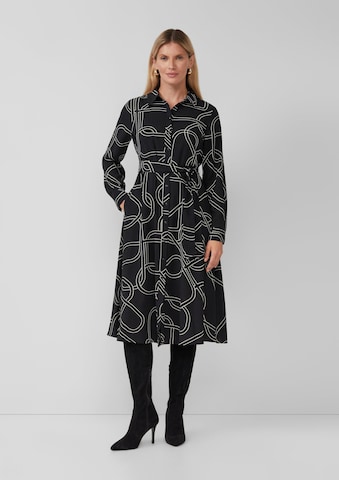 s.Oliver Blusenkleid in Schwarz