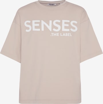 SENSES.THE LABEL Shirt in Beige: front